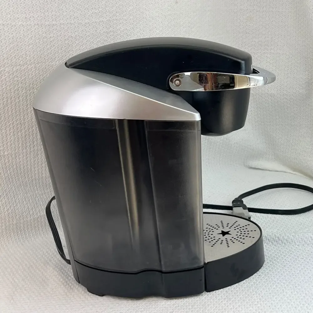 Keurig B60 Programmable K-Cup Coffee Maker Silver Black Tested Works